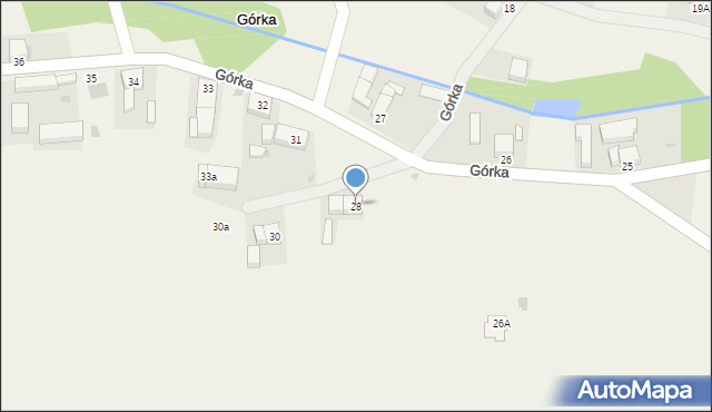 Górka, Górka, 28, mapa Górka