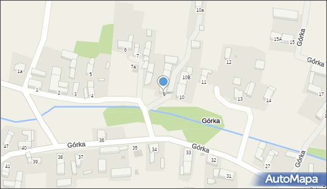 Górka, Górka, 9, mapa Górka