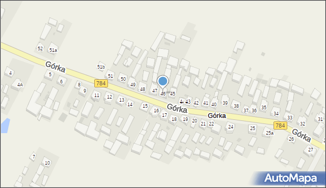 Górka, Górka, 46, mapa Górka