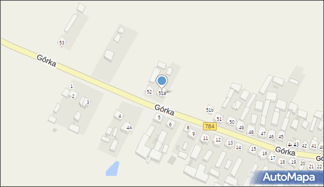 Górka, Górka, 51a, mapa Górka