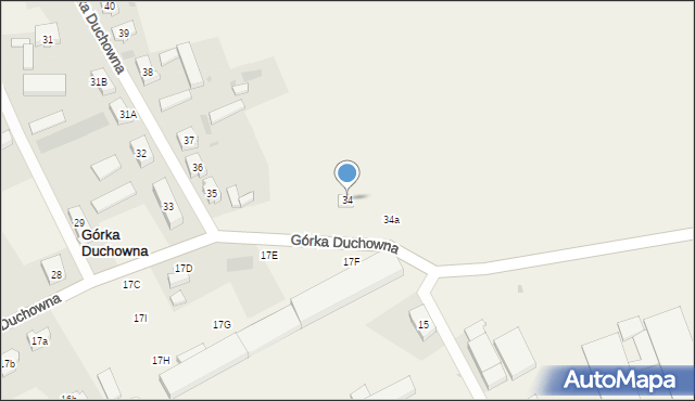 Górka Duchowna, Górka Duchowna, 34, mapa Górka Duchowna