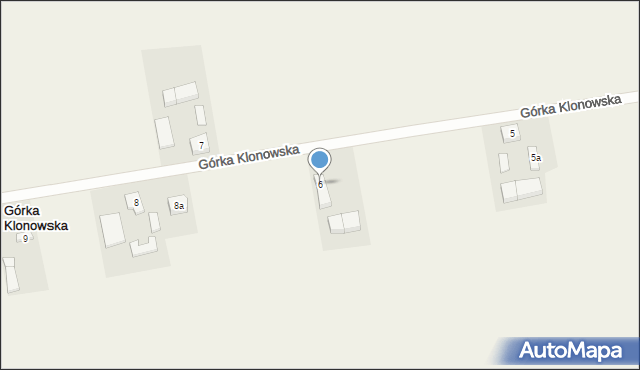 Górka Klonowska, Górka Klonowska, 6, mapa Górka Klonowska