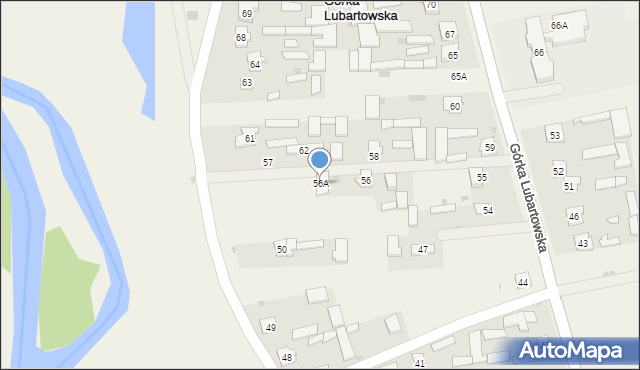 Górka Lubartowska, Górka Lubartowska, 56A, mapa Górka Lubartowska