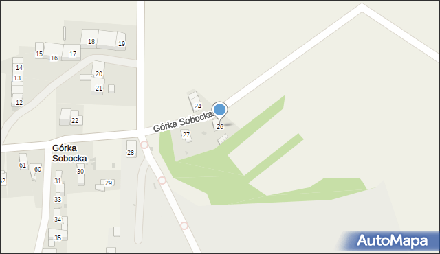 Górka Sobocka, Górka Sobocka, 26, mapa Górka Sobocka