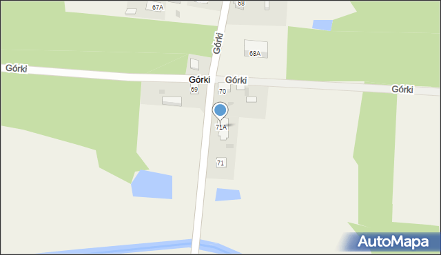 Górki, Górki, 71A, mapa Górki