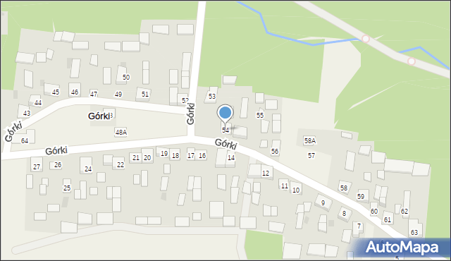 Górki, Górki, 54, mapa Górki