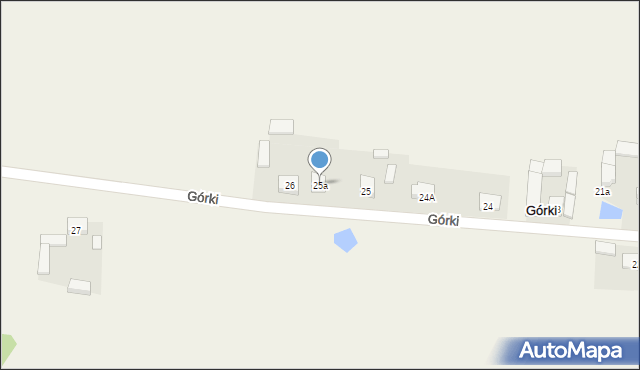 Górki, Górki, 25a, mapa Górki