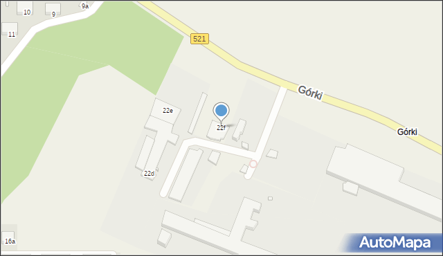 Górki, Górki, 22f, mapa Górki