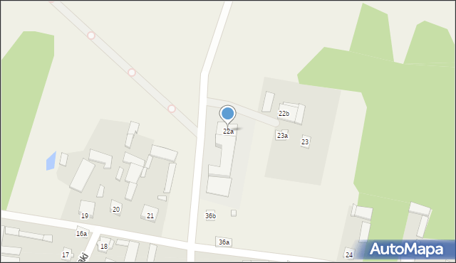 Górki-Grubaki, Górki-Grubaki, 22a, mapa Górki-Grubaki