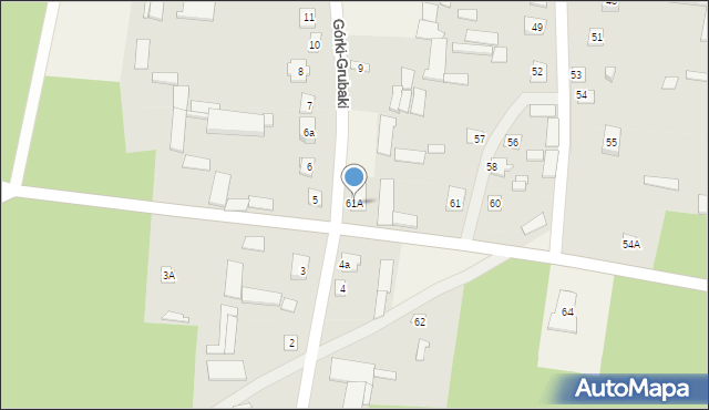 Górki-Grubaki, Górki-Grubaki, 61A, mapa Górki-Grubaki