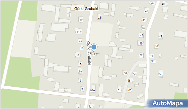 Górki-Grubaki, Górki-Grubaki, 9, mapa Górki-Grubaki