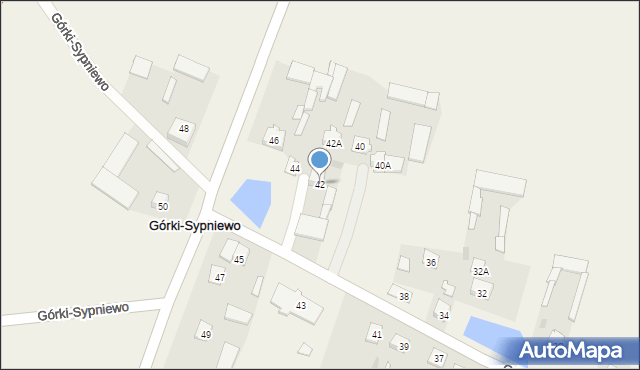 Górki-Sypniewo, Górki-Sypniewo, 42, mapa Górki-Sypniewo