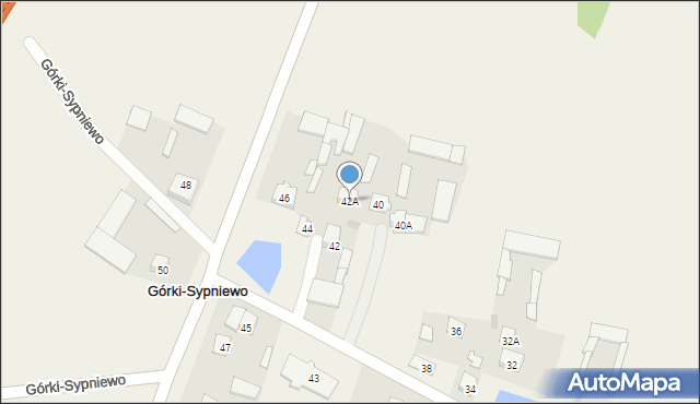 Górki-Sypniewo, Górki-Sypniewo, 42A, mapa Górki-Sypniewo