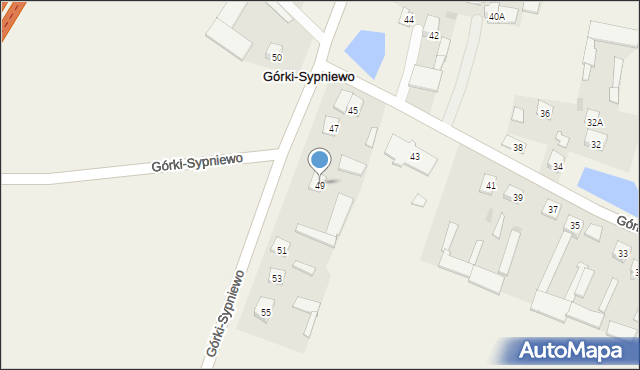 Górki-Sypniewo, Górki-Sypniewo, 49, mapa Górki-Sypniewo