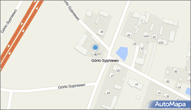 Górki-Sypniewo, Górki-Sypniewo, 50, mapa Górki-Sypniewo