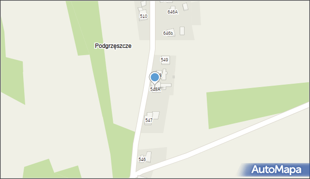 Gorliczyna, Gorliczyna, 548A, mapa Gorliczyna