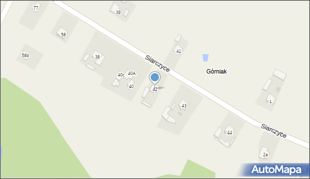 Górniak, Górniak, 42, mapa Górniak