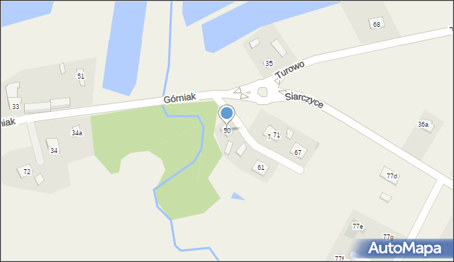 Górniak, Górniak, 50, mapa Górniak