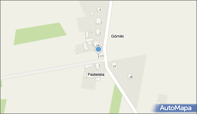 Górniki, Górniki, 1, mapa Górniki