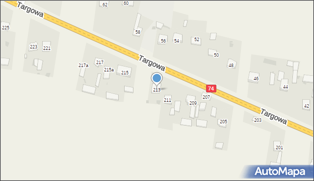 Górno, Górno, 149a, mapa Górno