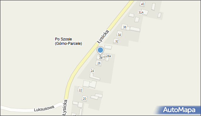 Górno-Parcele, Górno-Parcele, 29, mapa Górno-Parcele