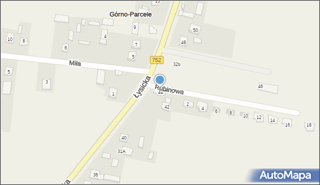 Górno-Parcele, Górno-Parcele, 32, mapa Górno-Parcele