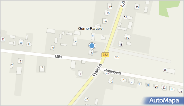 Górno-Parcele, Górno-Parcele, 36c, mapa Górno-Parcele