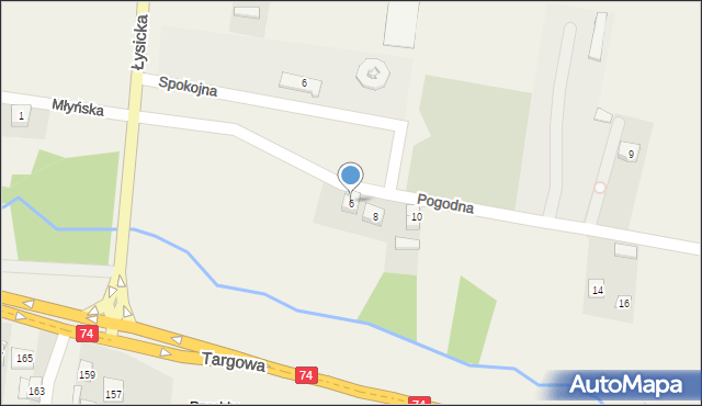 Górno-Parcele, Górno-Parcele, 67a, mapa Górno-Parcele