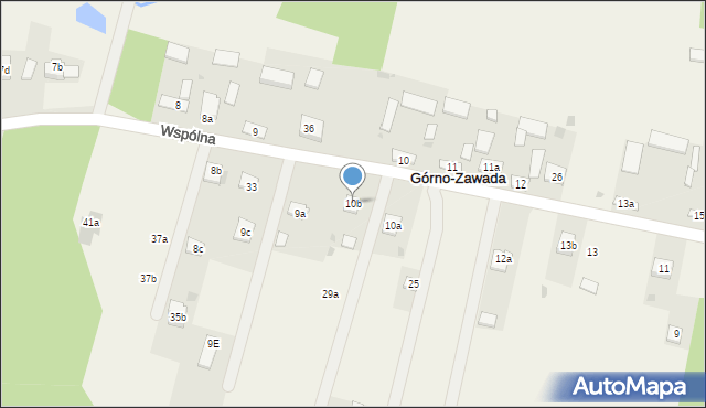 Górno-Zawada, Górno-Zawada, 10b, mapa Górno-Zawada