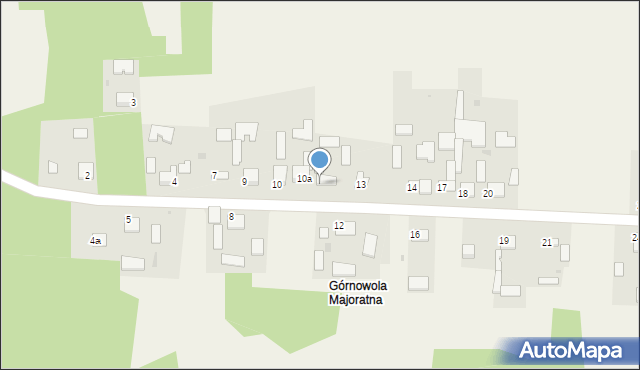 Górnowola, Górnowola, 11, mapa Górnowola