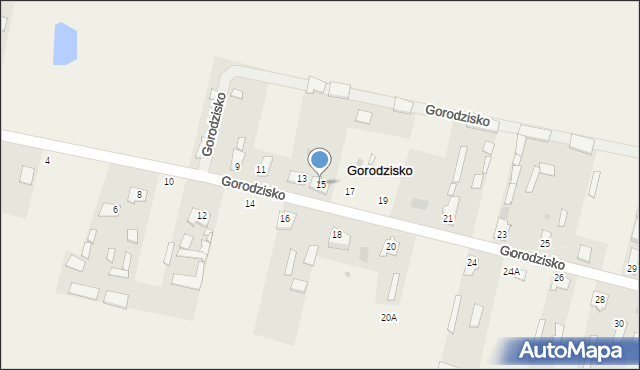 Gorodzisko, Gorodzisko, 15, mapa Gorodzisko