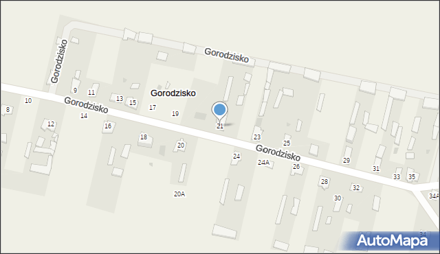 Gorodzisko, Gorodzisko, 21, mapa Gorodzisko