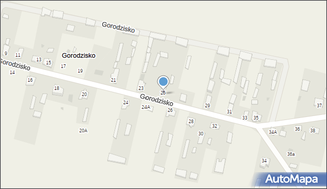 Gorodzisko, Gorodzisko, 27, mapa Gorodzisko