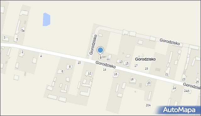 Gorodzisko, Gorodzisko, 9, mapa Gorodzisko