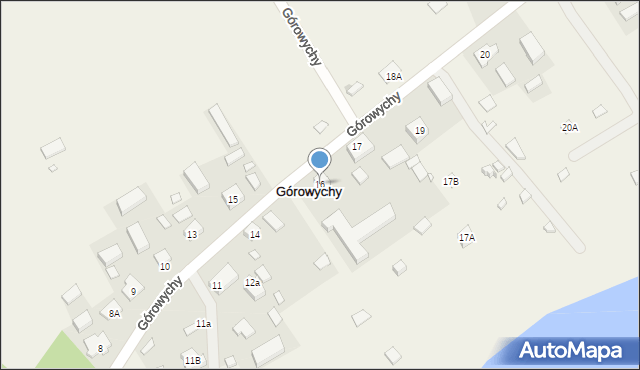 Górowychy, Górowychy, 16, mapa Górowychy