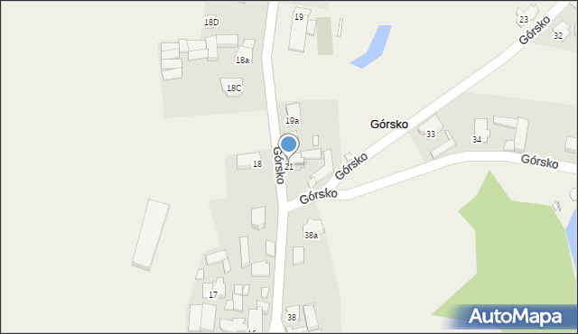 Górsko, Górsko, 21, mapa Górsko