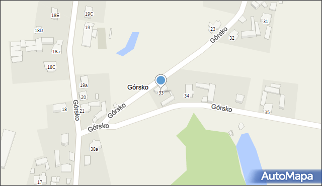 Górsko, Górsko, 33, mapa Górsko