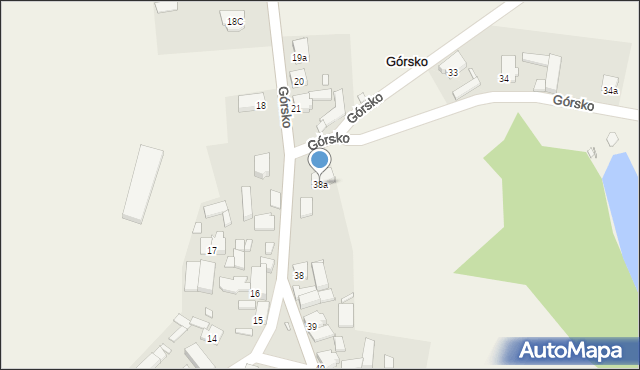 Górsko, Górsko, 38a, mapa Górsko