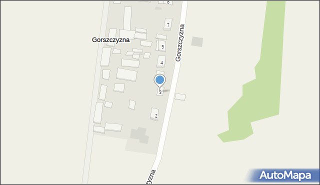 Gorszczyzna, Gorszczyzna, 3, mapa Gorszczyzna