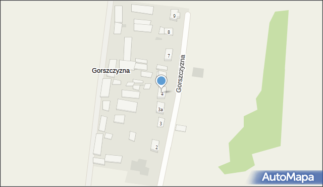 Gorszczyzna, Gorszczyzna, 4, mapa Gorszczyzna