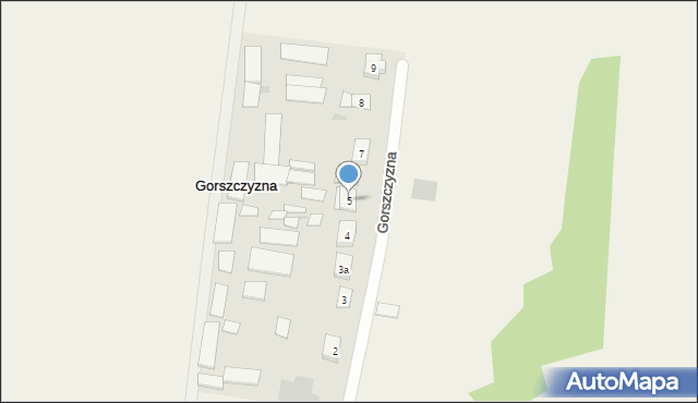 Gorszczyzna, Gorszczyzna, 5, mapa Gorszczyzna