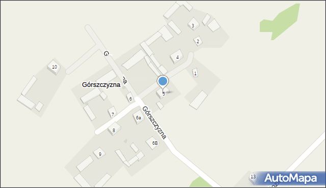 Górszczyzna, Górszczyzna, 5, mapa Górszczyzna