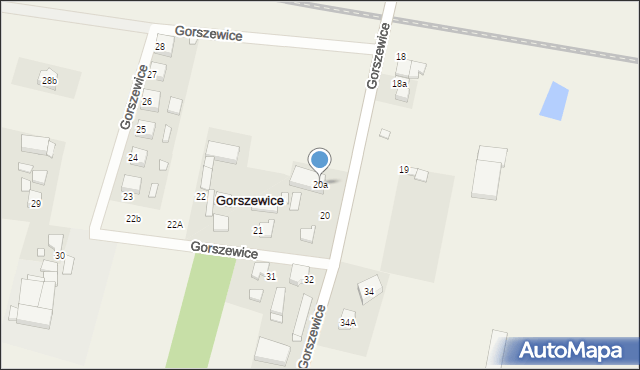 Gorszewice, Gorszewice, 20a, mapa Gorszewice