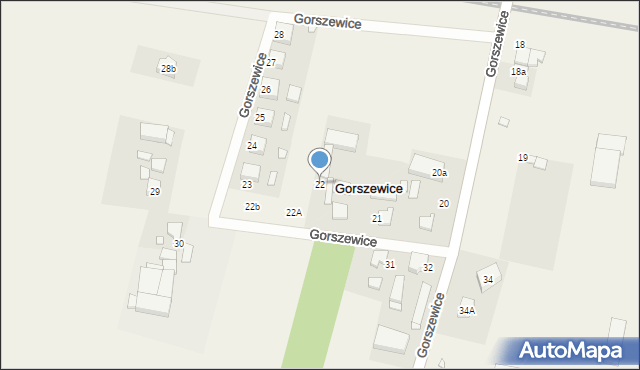 Gorszewice, Gorszewice, 22, mapa Gorszewice