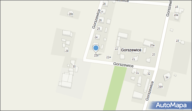 Gorszewice, Gorszewice, 22b, mapa Gorszewice