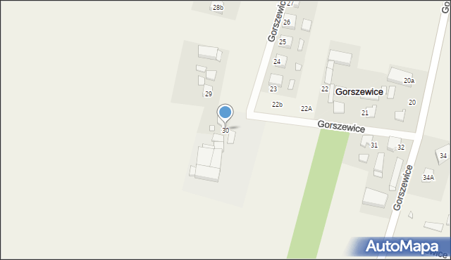 Gorszewice, Gorszewice, 30, mapa Gorszewice