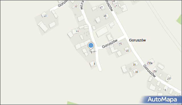 Goruszów, Goruszów, 9, mapa Goruszów