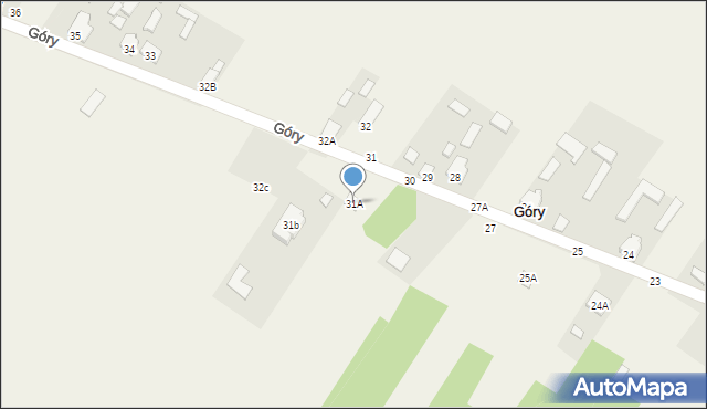 Góry, Góry, 31A, mapa Góry