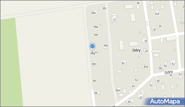 Góry, Góry, 66g, mapa Góry