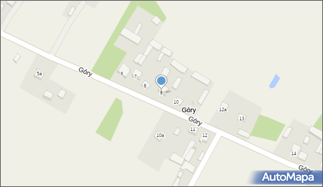 Góry, Góry, 9, mapa Góry